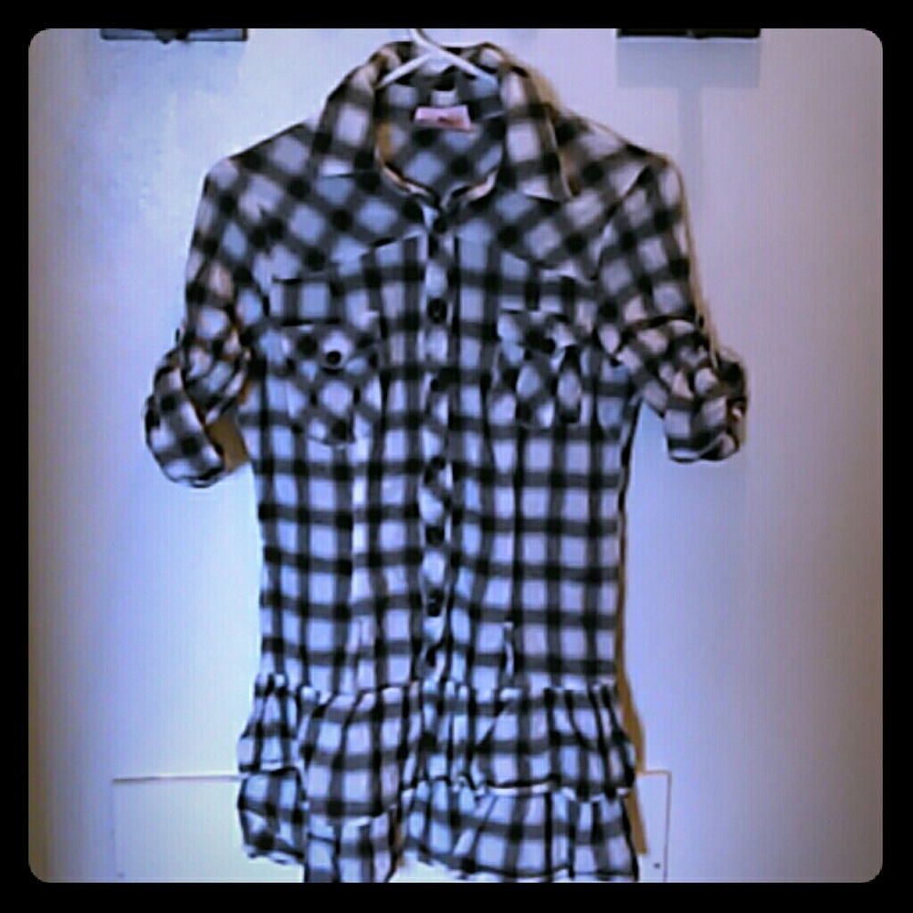Adorable Plaid Shirt/Dress